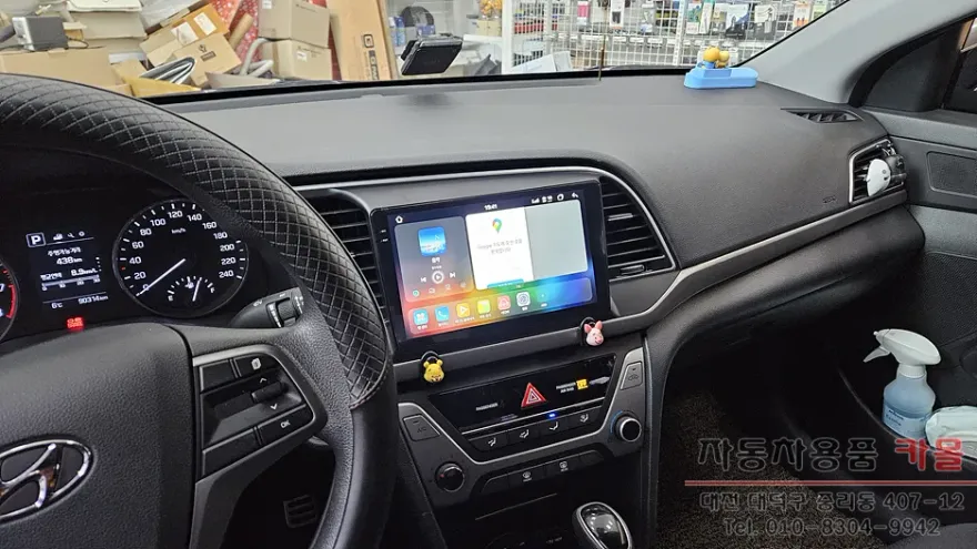 Hyundai Elantra ADのAndroid Auto・CarPlay取付事例 施工写真 2-2