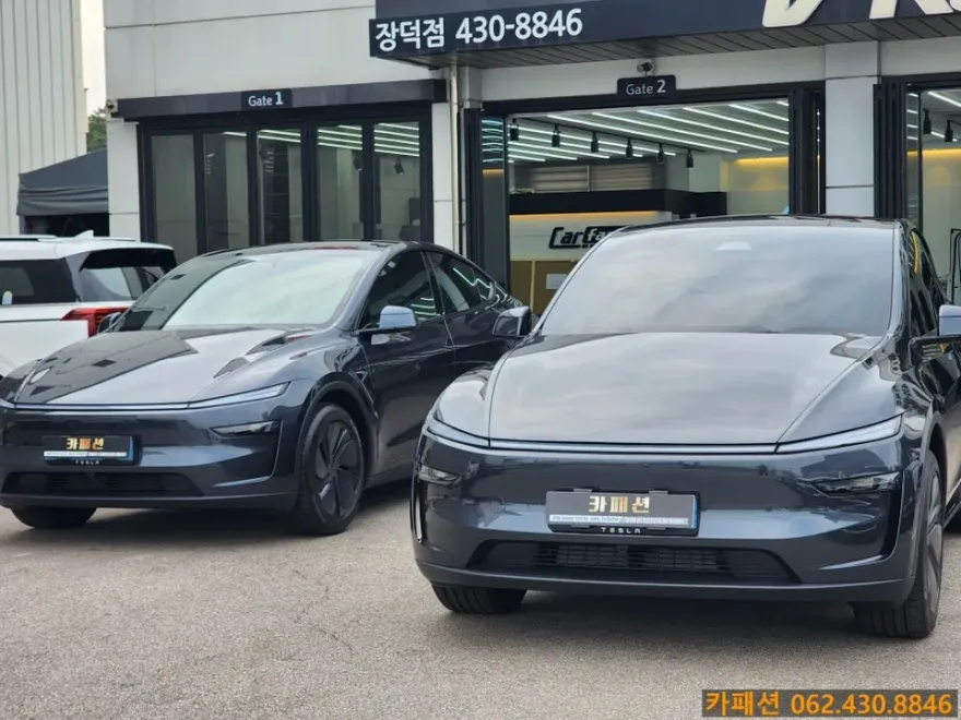 Tesla Model Yのカーフィルム施工事例｜費用目安・仕上がり 施工写真 2-1