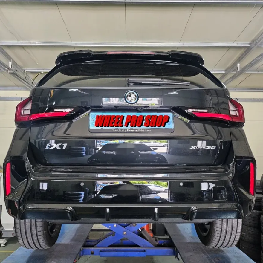 BMW iX1 wheel repair installation result