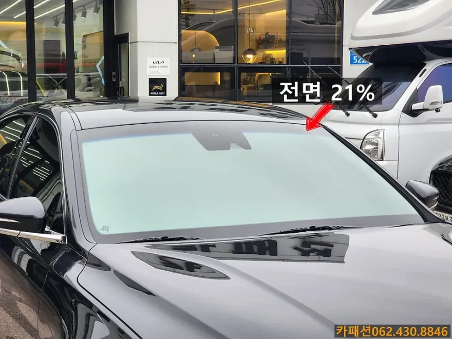 Hyundai Grandeur IGのカーフィルム施工事例|費用目安・仕上がり 施工写真 3-1