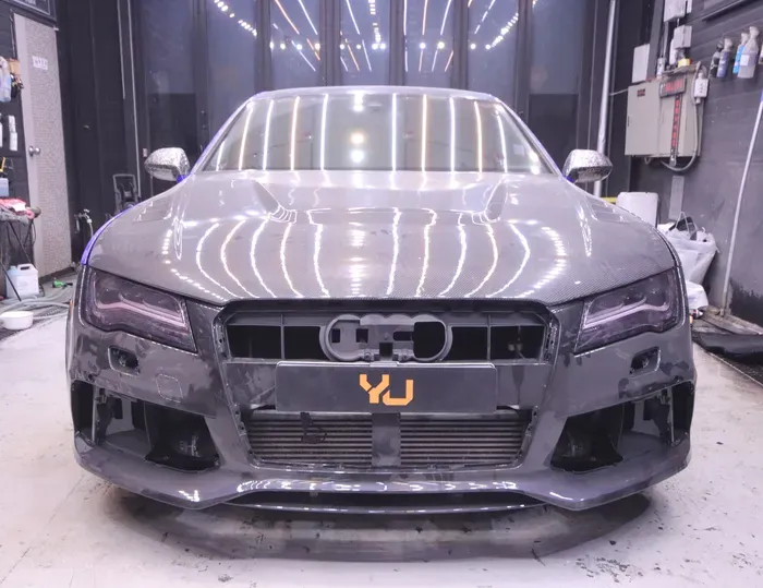 Audi A7 PPF施工事例｜費用目安と仕上がり 施工写真 1-1