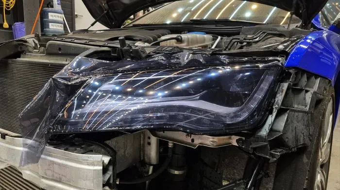 Audi A7 PPF施工事例｜費用目安と仕上がり 施工写真 1-3