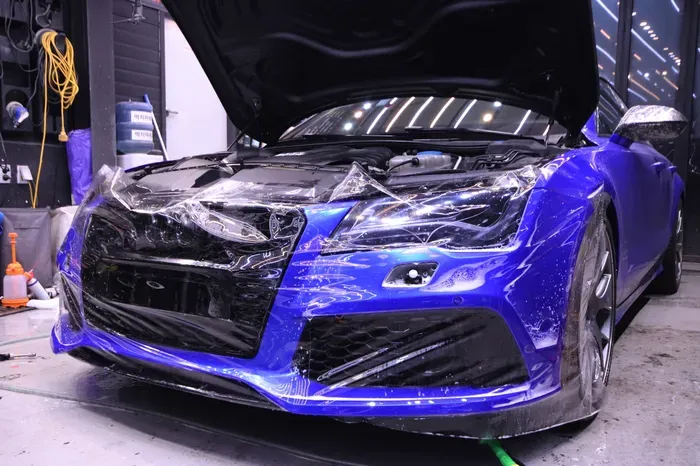 Audi A7 PPF施工事例｜費用目安と仕上がり 施工写真 2-3