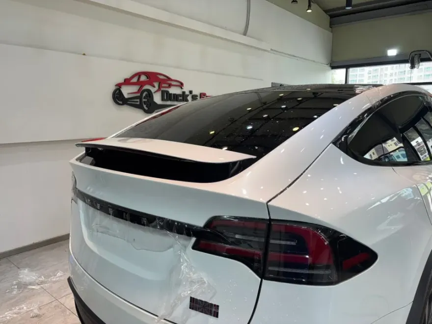 Tesla Model X PPF施工事例|費用目安と仕上がり 施工写真 2-3