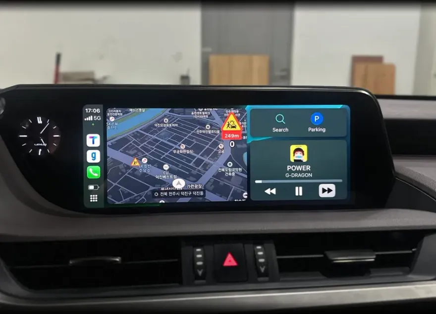 Lexus ESのAndroid Auto・CarPlay取付事例 施工写真 2-2
