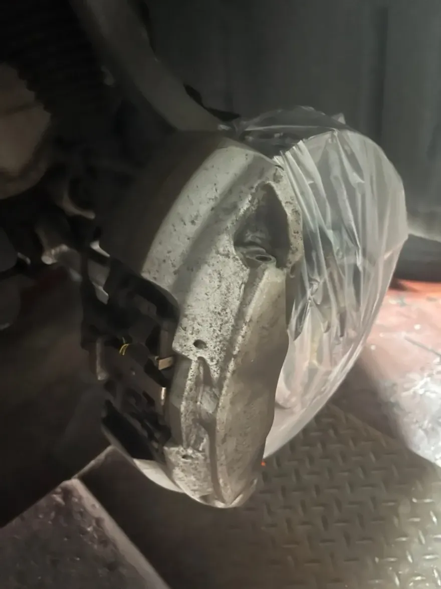 Mercedes-Benz E-Class Coupe wheel repair installation result
