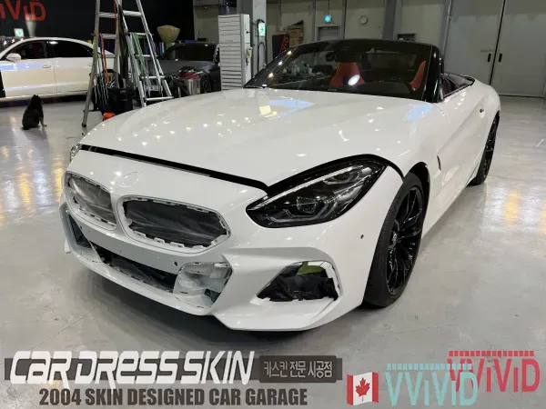 BMW Z4 PPF施工事例|GTシルバーの費用目安と仕上がり 施工写真 1-1
