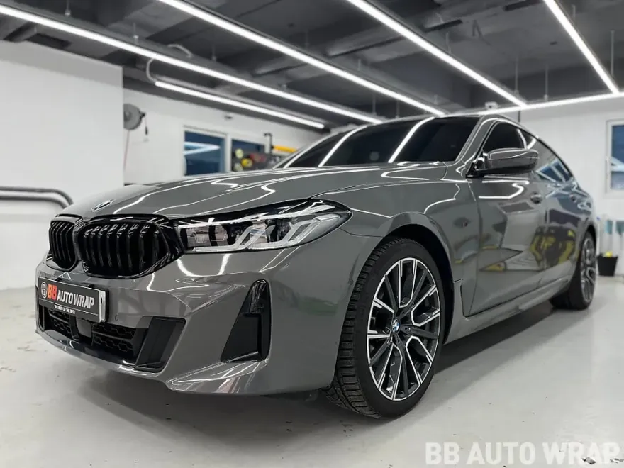 BMW 6 Series GTのPPF施工事例|ヘッドライト保護とドレスアップ 施工写真 1-1