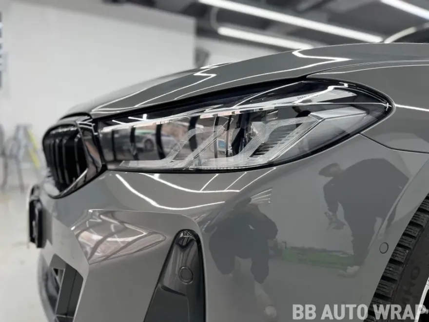 BMW 6 Series GTのPPF施工事例|ヘッドライト保護とドレスアップ 施工写真 3-1