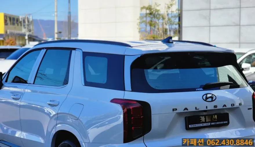 Hyundai Palisadeのカーフィルム施工事例|費用目安・仕上がり 施工写真 1-2