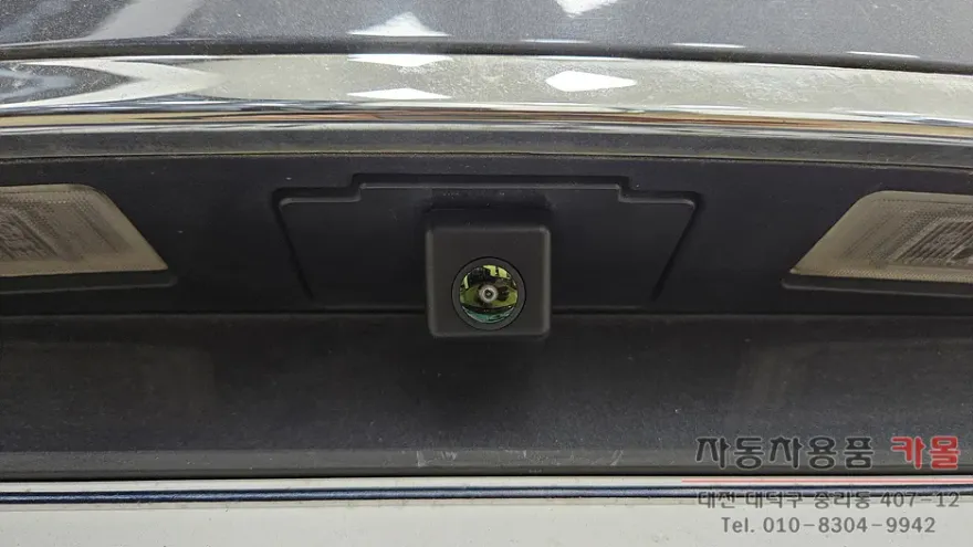 Kia K7のAndroid Auto・CarPlay取付事例 施工写真 4-1