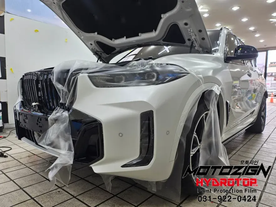 BMW X5のPPF施工事例｜無光フィルムで保護とカスタム 施工写真 3-2