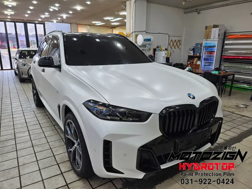 BMW X5のPPF施工事例｜無光フィルムで保護とカスタム 施工写真 2-3