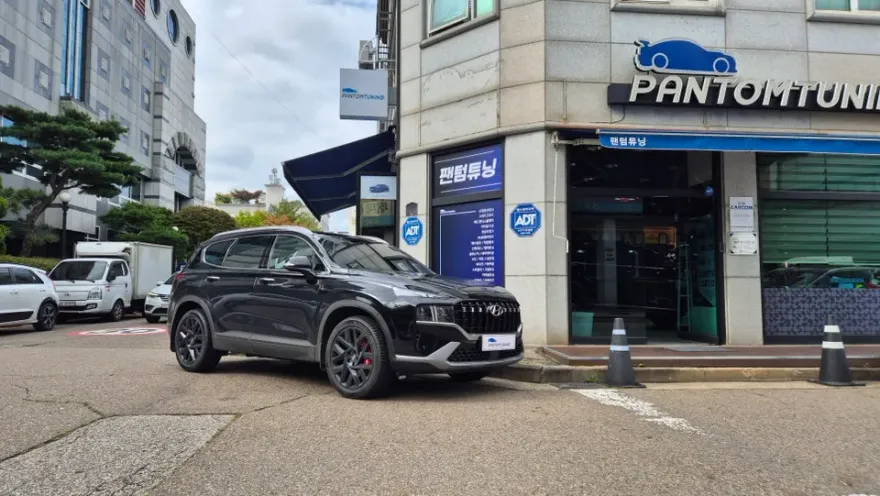 Hyundai Santa Fe TM body kit installation result