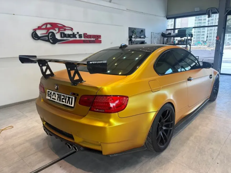 BMW M3のカーラッピング事例|ミッドナイトパープル 施工写真 1-1