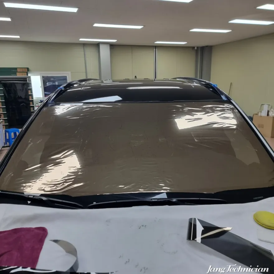 Hyundai Palisadeのカーフィルム施工事例|費用目安・仕上がり 施工写真 3-1