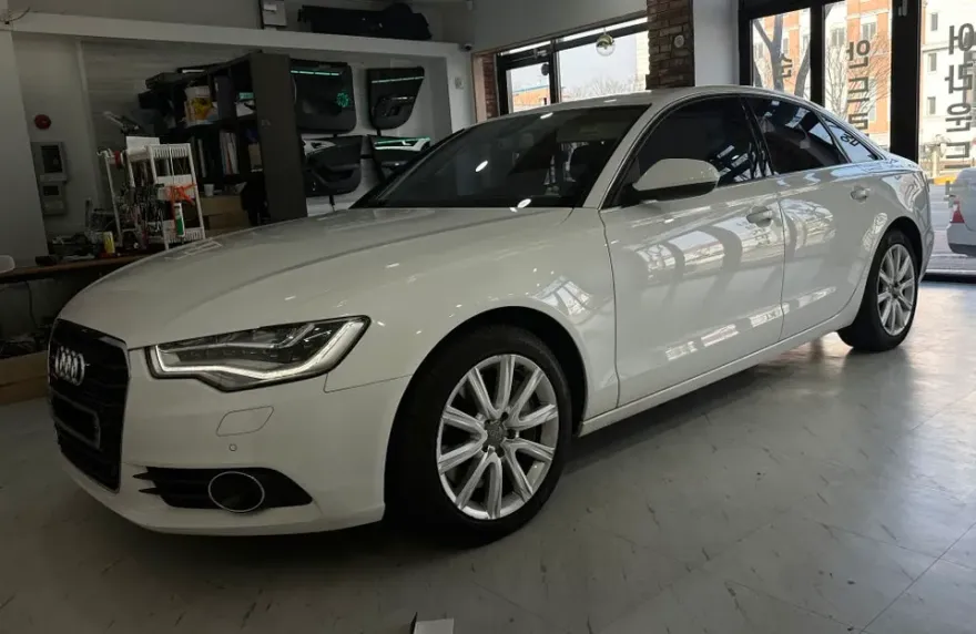 Audi A6 C7 android head unit installation result