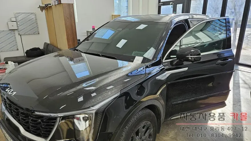 Kia Sorento MQ4 oem options installation result