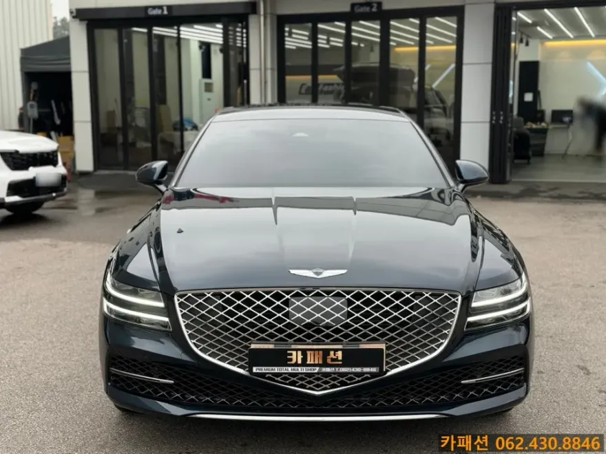 Genesis G80のカーフィルム施工事例|費用目安・仕上がり 施工写真 3-1