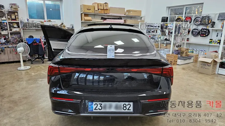 Kia K5 DL3 lighting upgrade installation result
