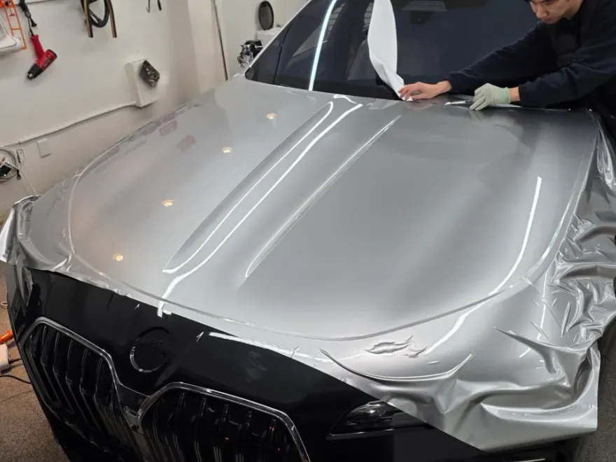 BMW 7 Seriesのカーラッピング事例|費用目安・仕上がり 施工写真 2-4