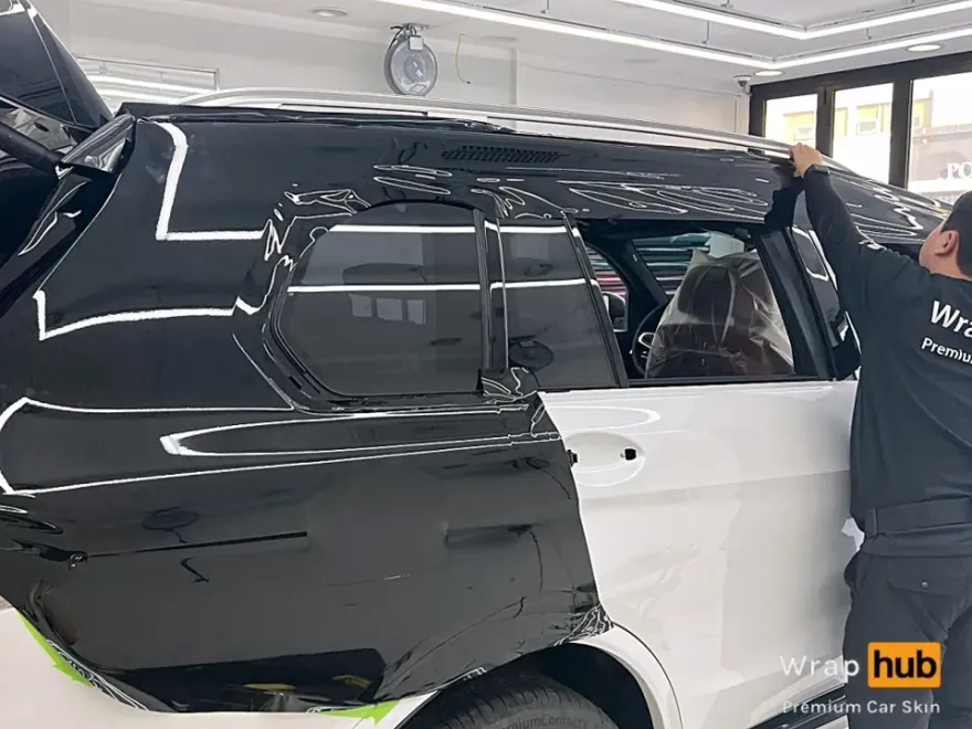 BMW X7のカーラッピング事例｜費用目安・仕上がり 施工写真 3-1