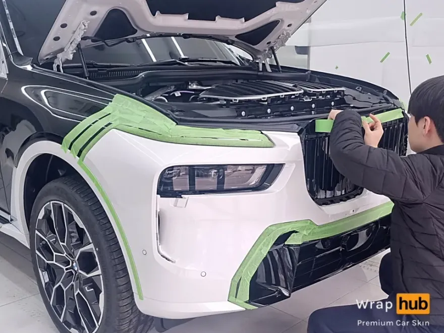 BMW X7のカーラッピング事例｜費用目安・仕上がり 施工写真 1-3