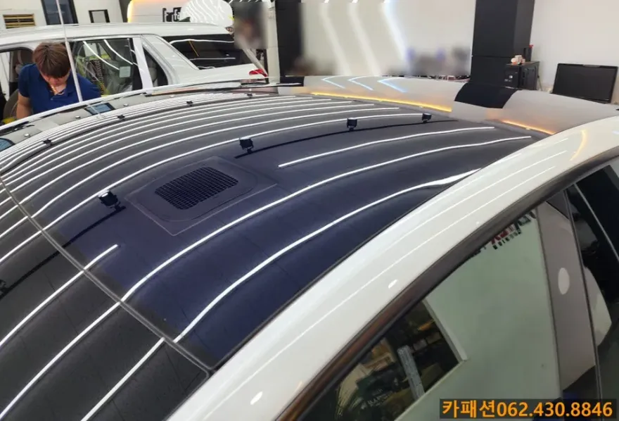 Tesla Model Y ルーフPPF施工事例|費用目安と仕上がり 施工写真 3-3