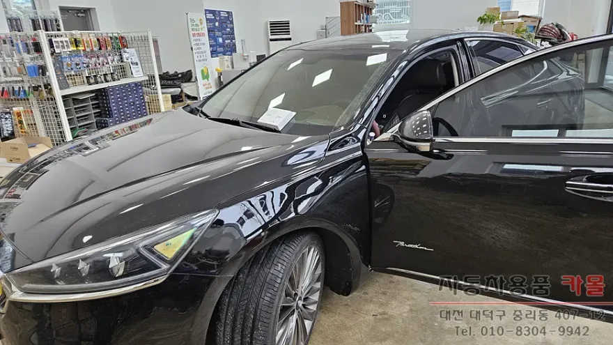 Kia K7 new car package installation result