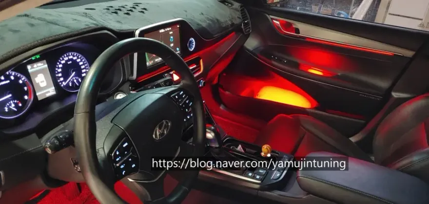 Hyundai Grandeur IG ambient lighting - Hyundai Grandeur IG Ambient Lighting Review — Cost & Results photo 3