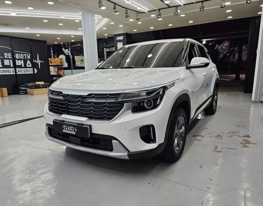 Kia Seltos lighting upgrade installation result