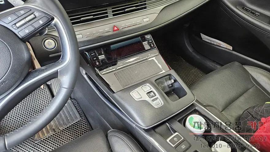 Hyundai Grandeur IG steering wheel installation result