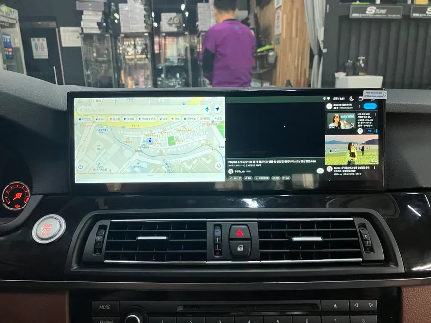 BMW 5 Series F10 ドラレコ取付事例|費用目安・仕上がり 施工写真 3-3