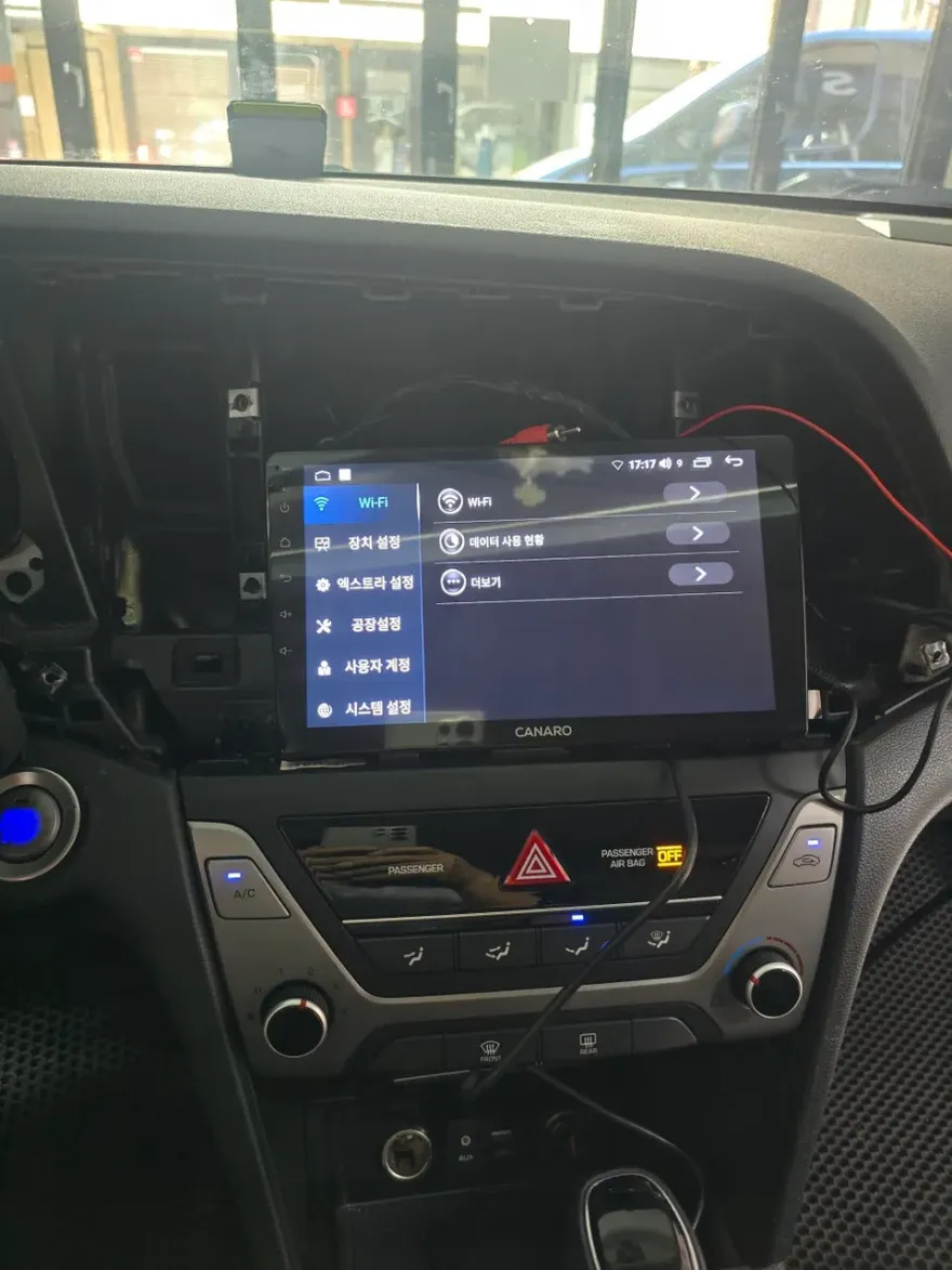 Hyundai Elantra ADのAndroid Auto・CarPlay取付事例 施工写真 4-1
