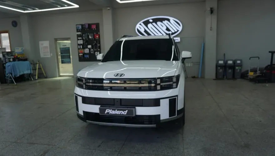 Hyundai Santa Fe MX5 body kit installation result