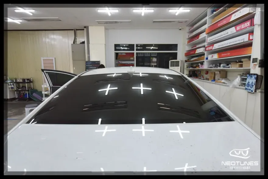 Hyundai Sonata New Riseのカーフィルム施工事例|費用目安・仕上がり 施工写真 2-3