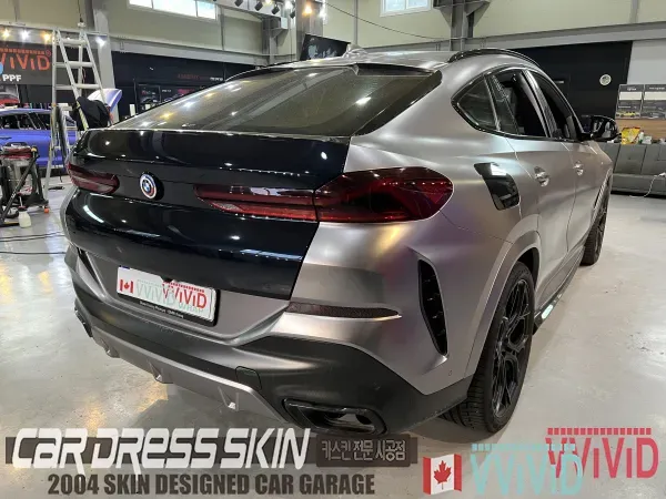 BMW X6 PPF施工事例｜シャドウグリーンで個性を演出 施工写真 2-1