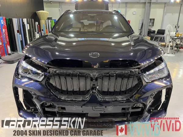 BMW X6 PPF施工事例｜シャドウグリーンで個性を演出 施工写真 3-1