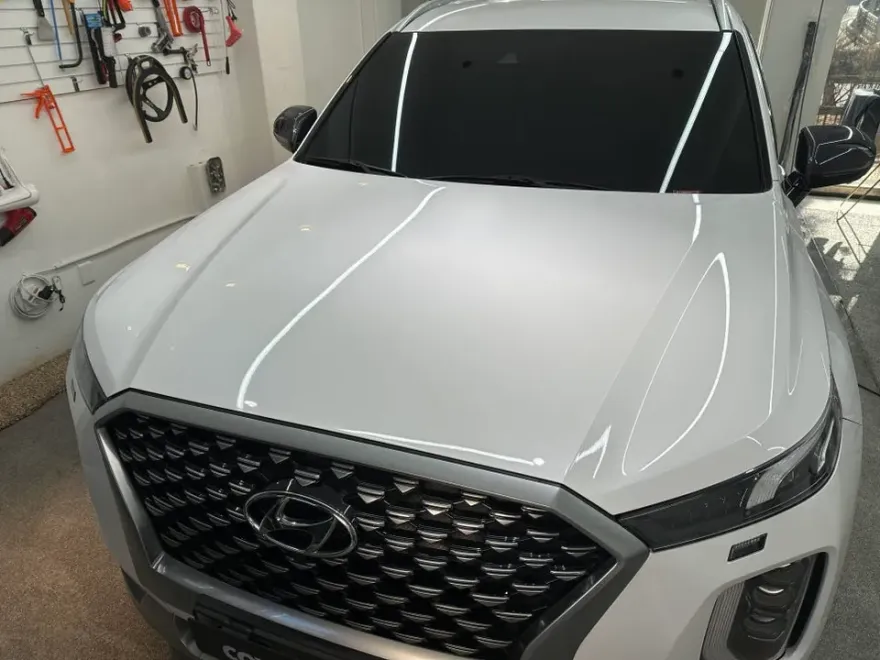 Hyundai Palisade LX2のカーラッピング事例|費用目安・仕上がり 施工写真 3-1