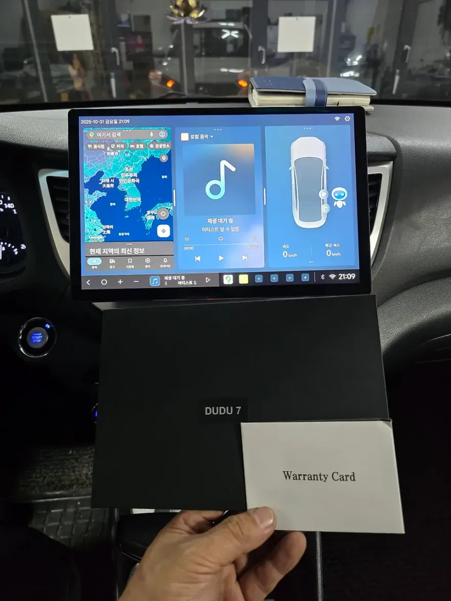 Hyundai TucsonのAndroid Auto・CarPlay取付事例 施工写真 3-2