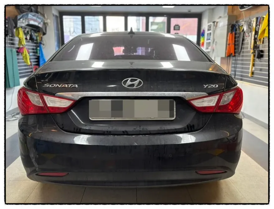 Hyundai Sonata YFのカーオーディオ施工事例 施工写真 2-2