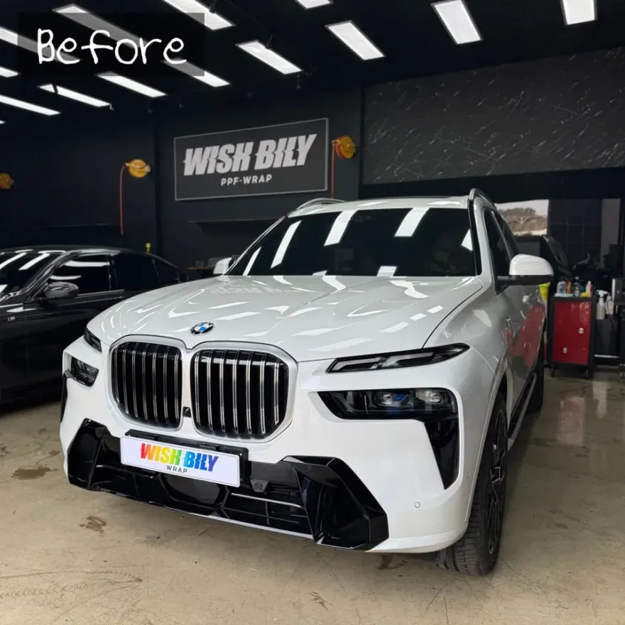 BMW X7のカーラッピング事例|費用目安・仕上がり 施工写真 1-1