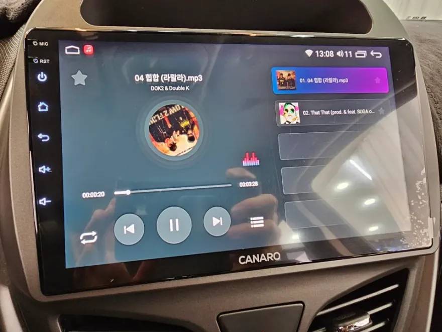 Chevrolet The Next SparkのAndroid Auto・CarPlay取付事例 施工写真 4-2