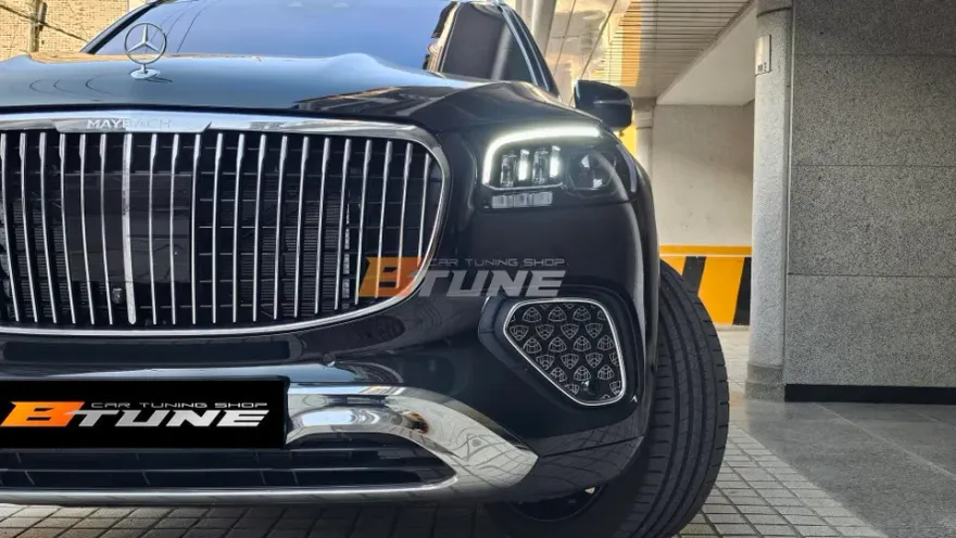 Mercedes-Benz GLS Maybachのホイールリペア・塗装事例 施工写真 2-1