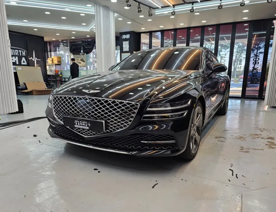 Genesis G80 RG3 ghost door installation result