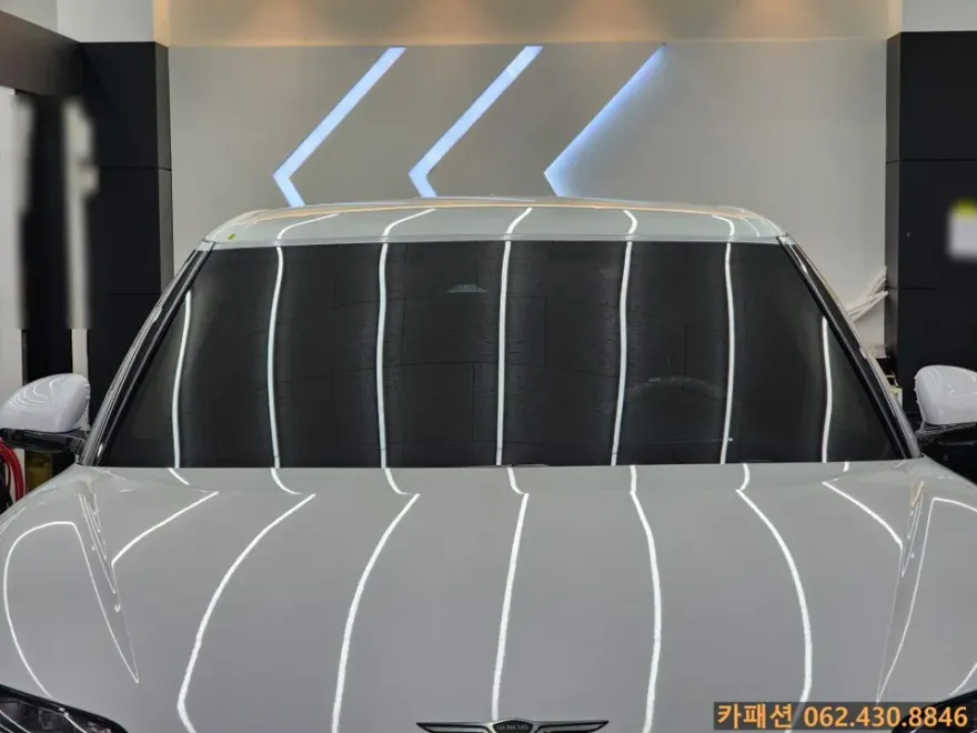 Genesis GV60のカーフィルム施工事例|費用目安・仕上がり 施工写真 1-2