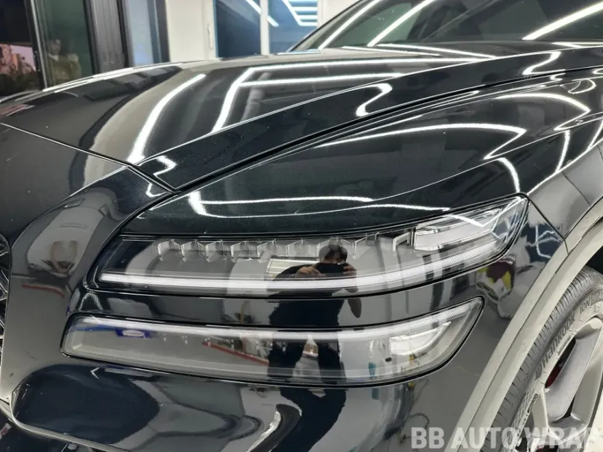 Genesis GV80 Coupe PPF施工事例:費用目安と仕上がり 施工写真 1-2