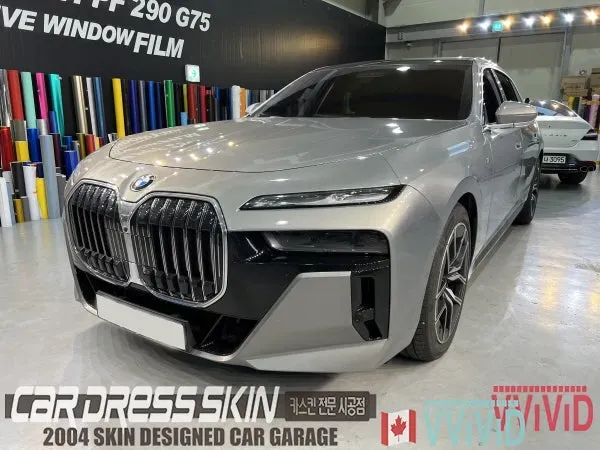 BMW 7 Seriesのカーラッピング事例｜デュオトーン施工 施工写真 1-2