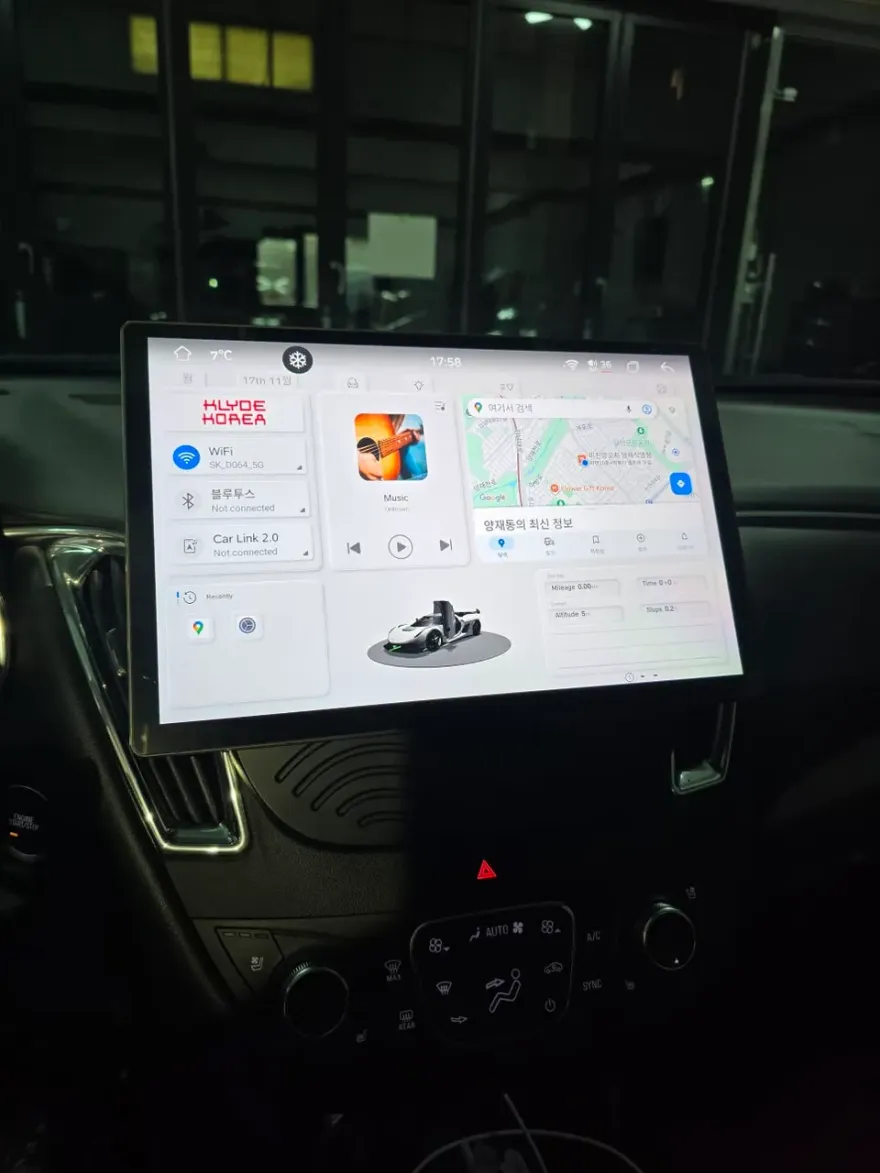 Chevrolet MalibuのAndroid Auto・CarPlay取付事例 施工写真 1-3