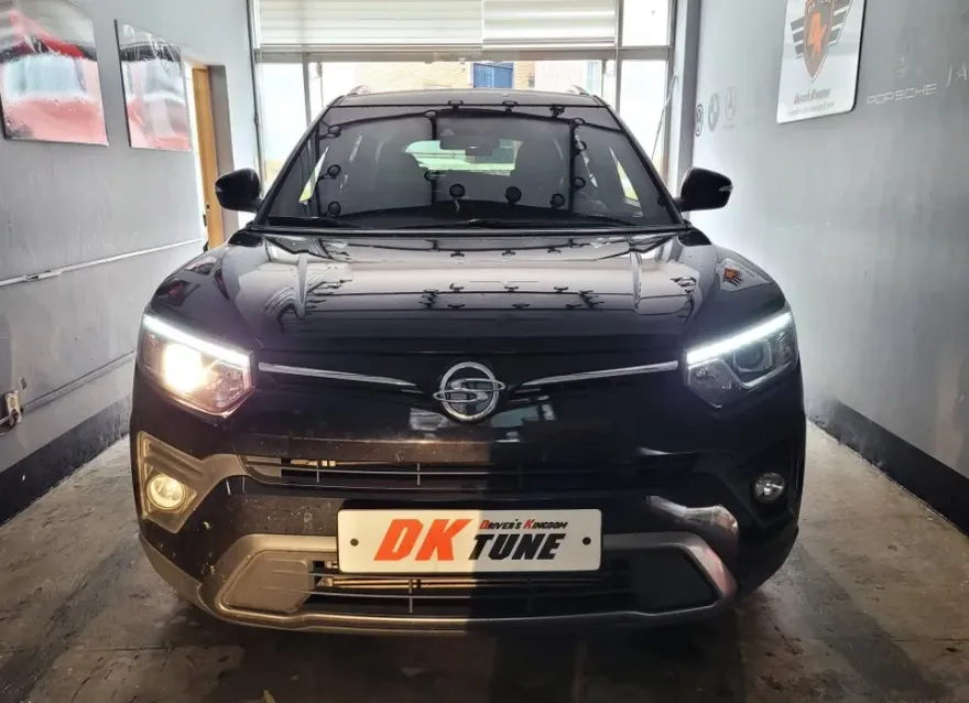 KG Mobility Tivoli Air lighting upgrade installation result